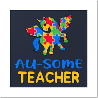 autism teacher Posters and Art